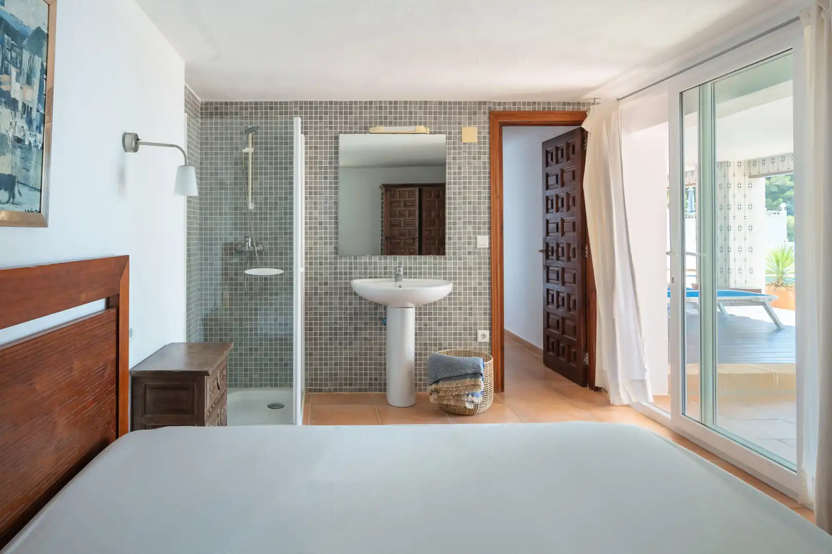 Baño de Casa o chalet en venta en Jávea / Xàbia con Aire acondicionado, Jardín privado y Terraza