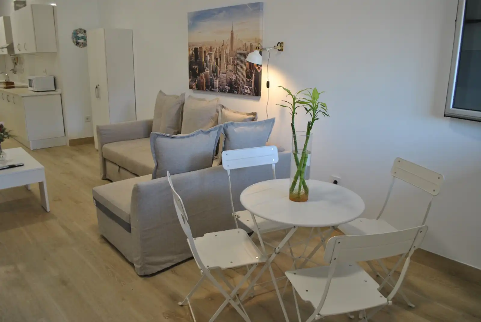 Living room of Flat for rent in Gáldar  with Terrace, Furnished and Washing machine