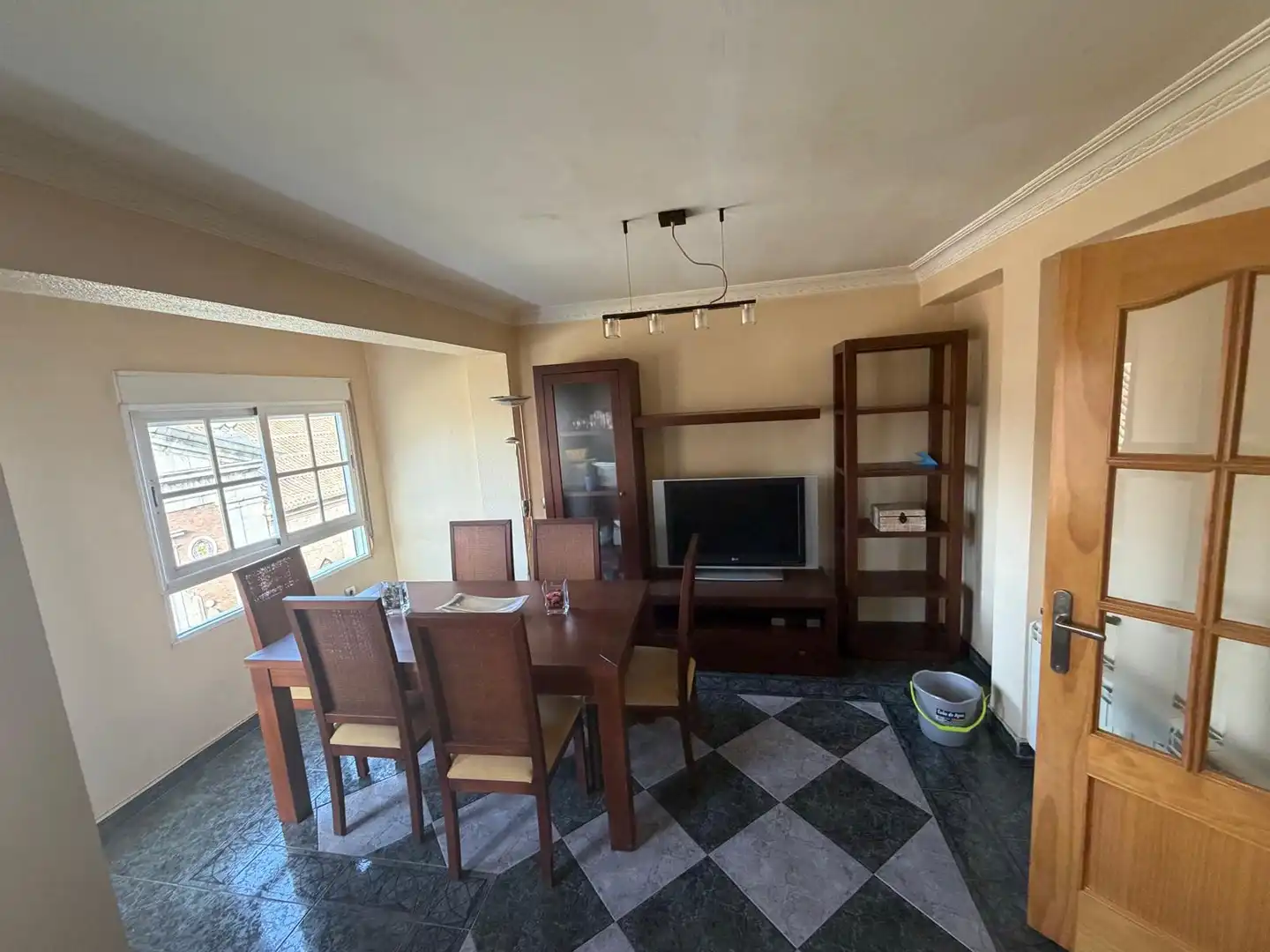 Dining room of Flat for sale in Jaén  with Air Conditioner, Furnished and Balcony