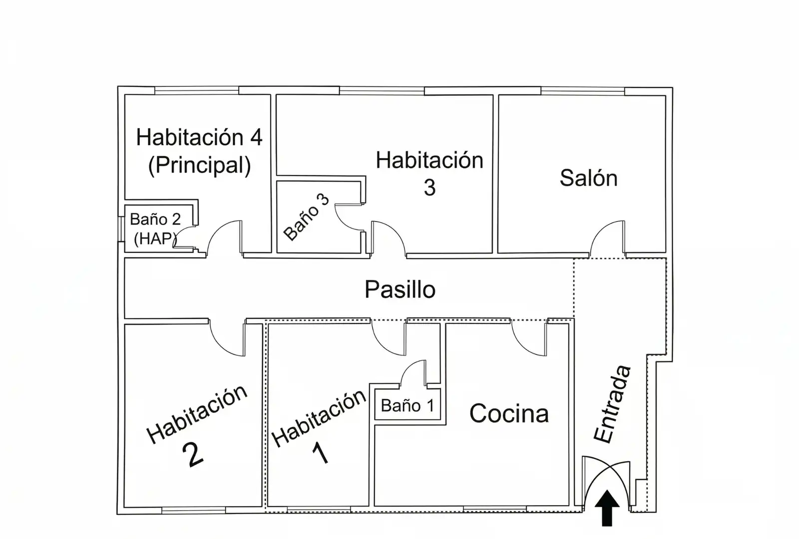 Wohnung zur Miete in Calle de Martín de los Heros, Argüelles