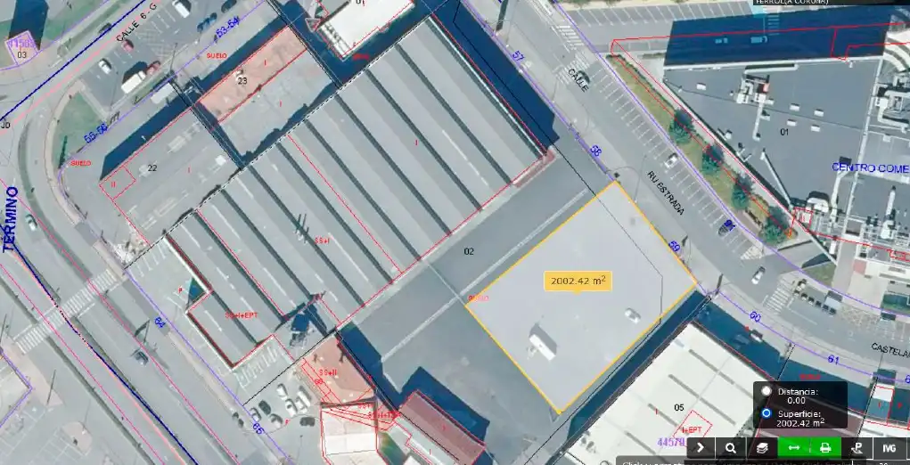 Exterior view of Industrial land for rent in Narón