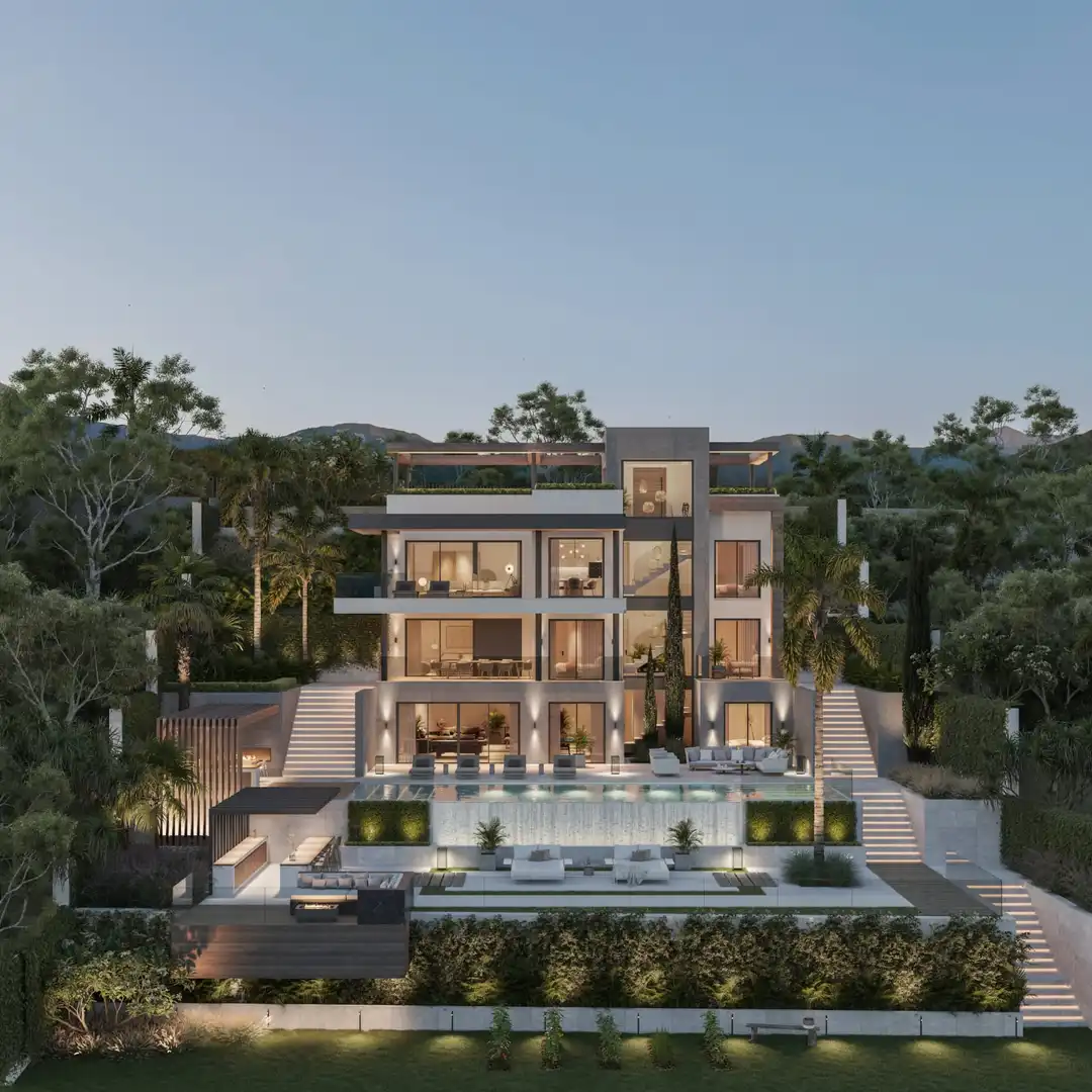 Vista exterior de Casa o xalet en venda en Málaga Capital amb Aire condicionat, Jardí privat i Terrassa