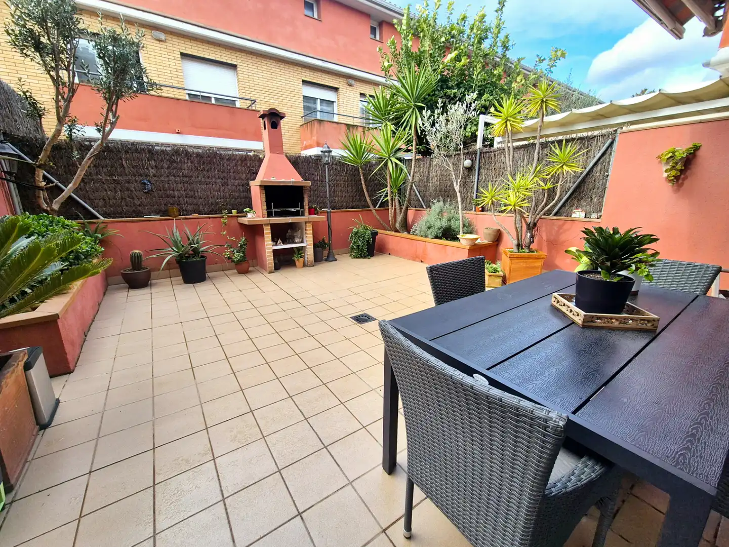 Terraza de Casa adosada en venta en Malgrat de Mar con Aire acondicionado, Calefacción y Jardín privado
