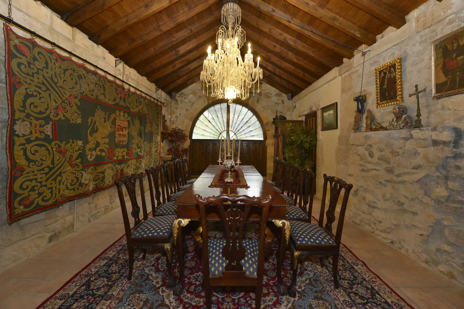 Comedor de Finca rústica en venta en Voto con Calefacción, Jardín privado y Terraza