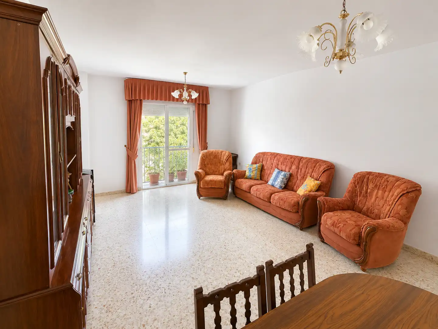 Sala d'estar de Pis en venda en Casabermeja amb Moblat, Forn i Rentadora