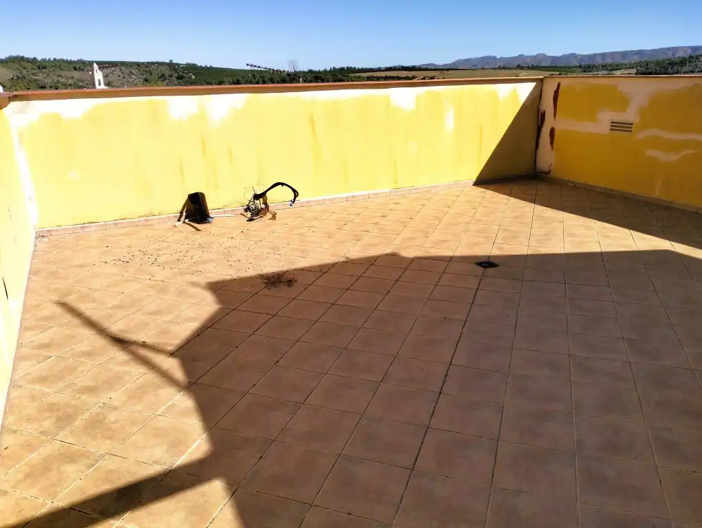 Terrassa de Casa adosada en venda en Llocnou d'En Fenollet amb Aire condicionat, Terrassa i Traster