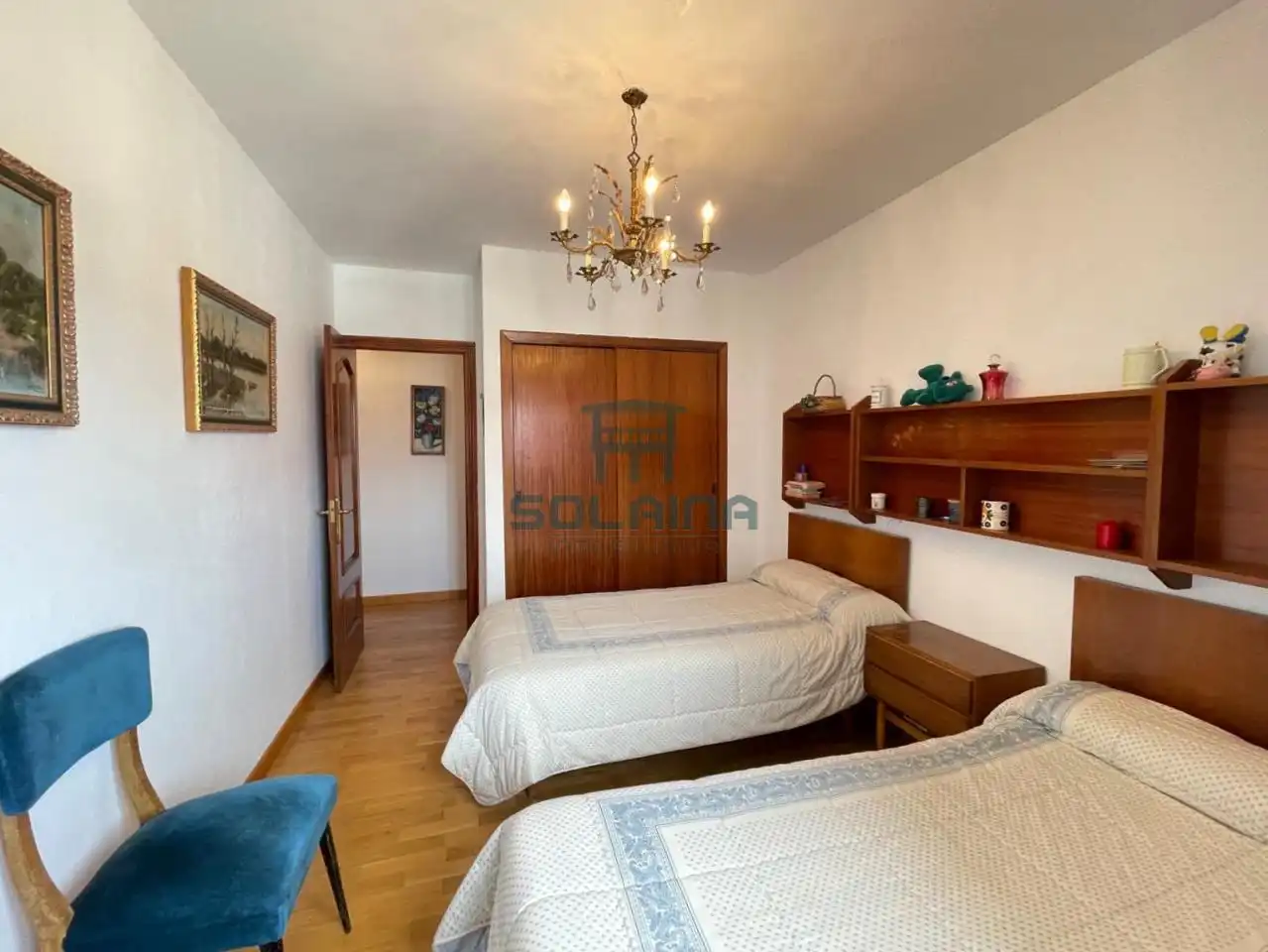 Schlafzimmer von Wohnung zum Verkauf in Ourense Capital  mit Heizung, Parkett und Abstellraum