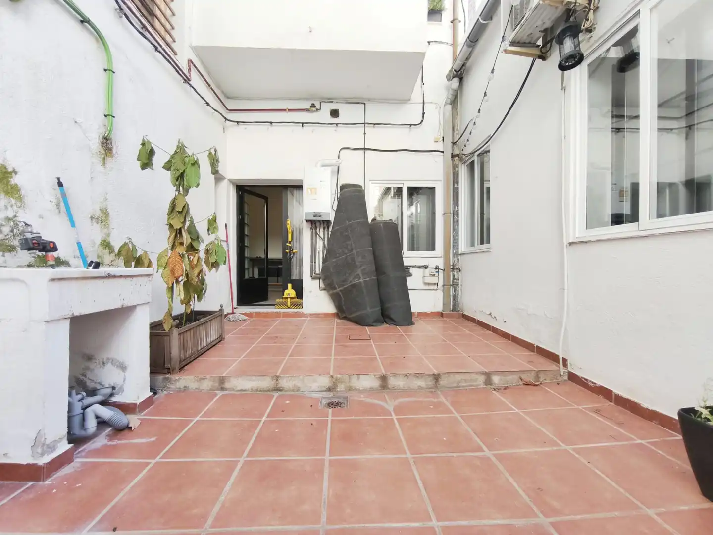 Terrasse von Loft zur Miete in Madrid mit Klimaanlage, Heizung und Parkett