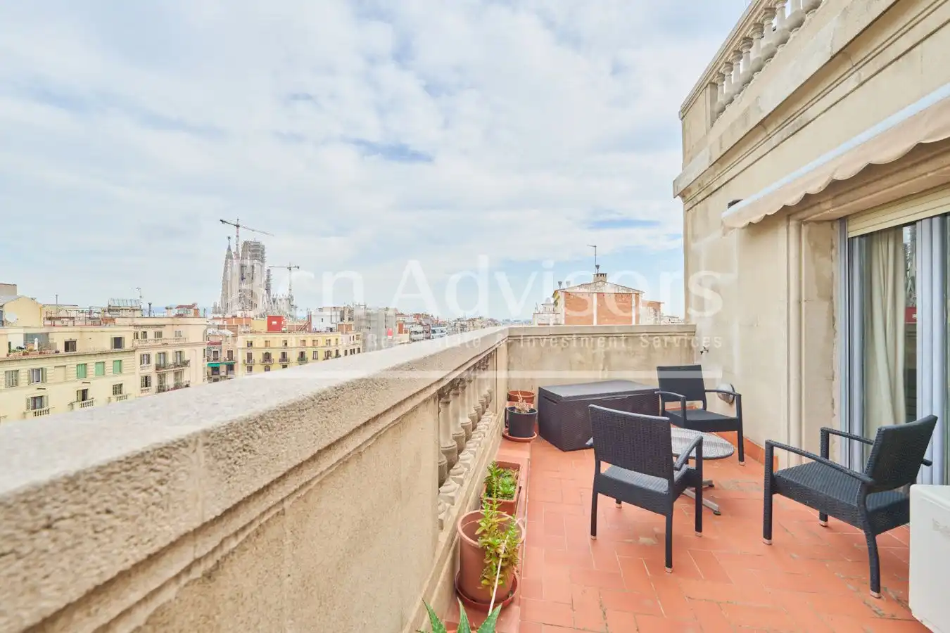 Terrace of Attic for sale in Barcelona  with Air Conditioner, Heating and Parquet flooring