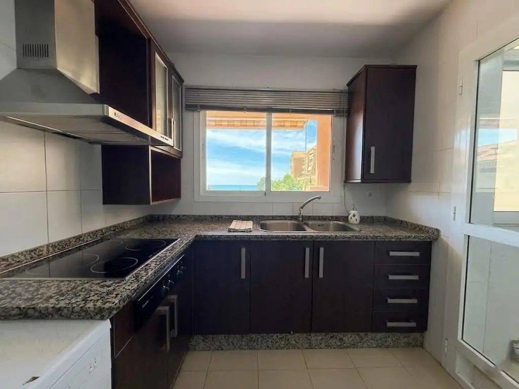 Kitchen of Flat for sale in Málaga  with Heating, Private garden and Terrace