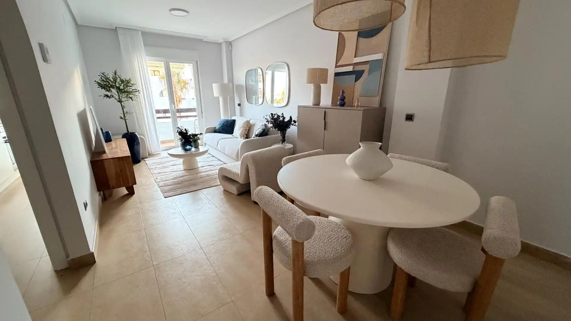 Sala de estar de Apartamento en venta en Los Alcázares con Aire acondicionado, Calefacción y Trastero