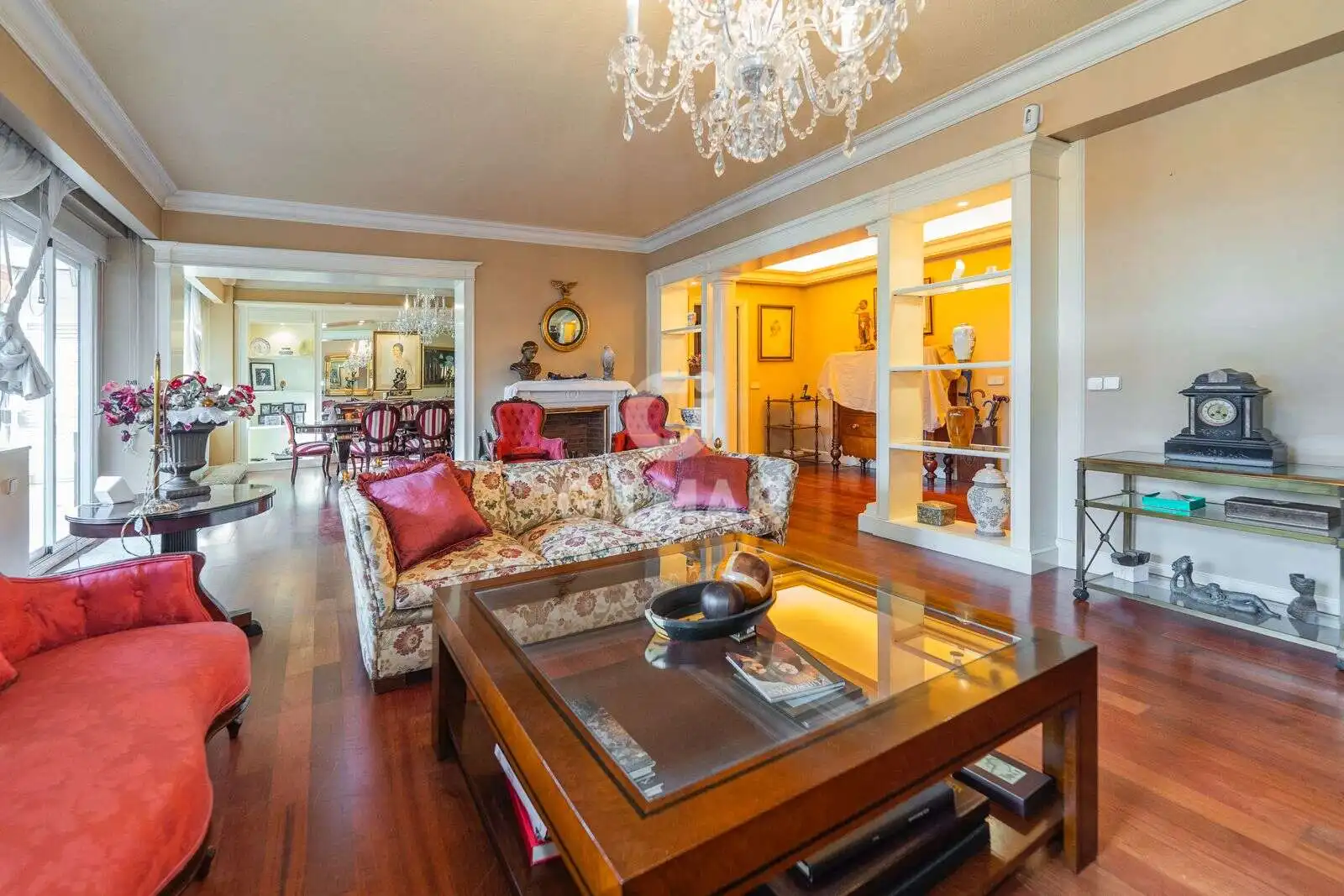 Sala de estar de Piso en venta en Madrid con Calefacción, Jardín privado y Trastero