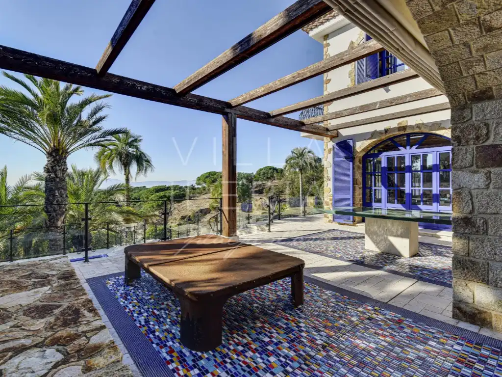 Terraza de Casa o chalet en venta en Castell d'Aro, Platja d'Aro i s'Agaró con Aire acondicionado, Calefacción y Jardín privado