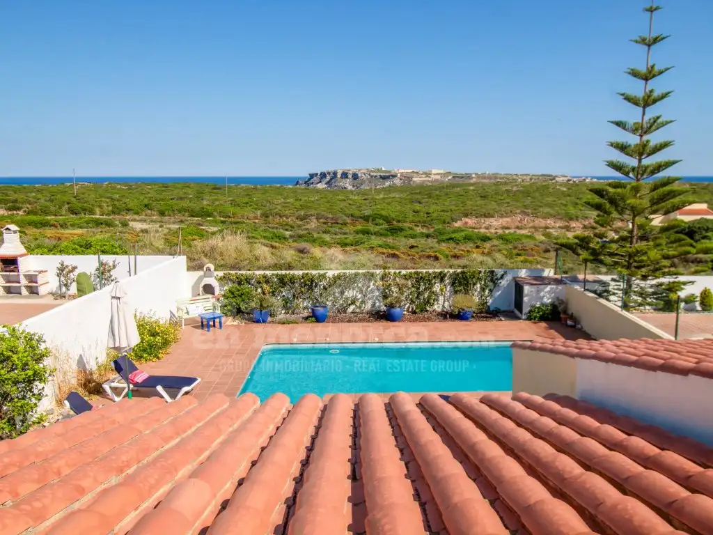 Terrace of Houses for sale in Maó - Mahón  with Air Conditioner, Private garden and Swimming Pool