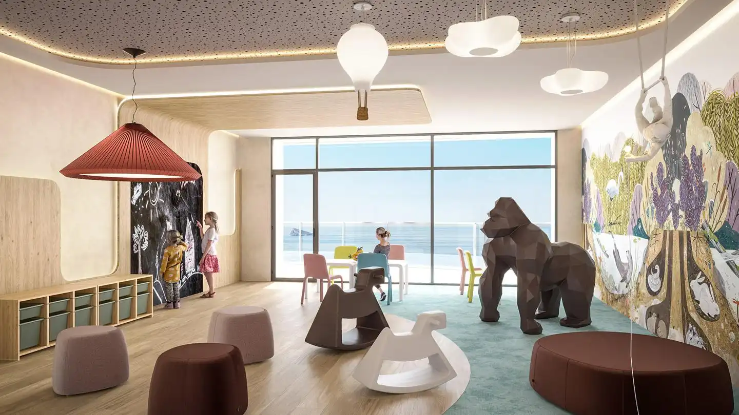 Living room of Flat for sale in Benidorm  with Air Conditioner, Terrace and Furnished