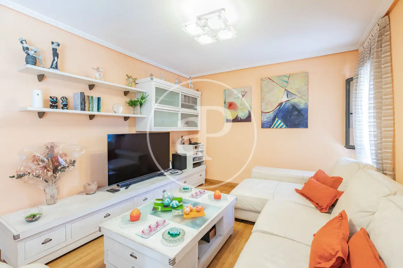 Sala de estar de Piso en venta en Madrid con Aire acondicionado, Calefacción y Jardín privado