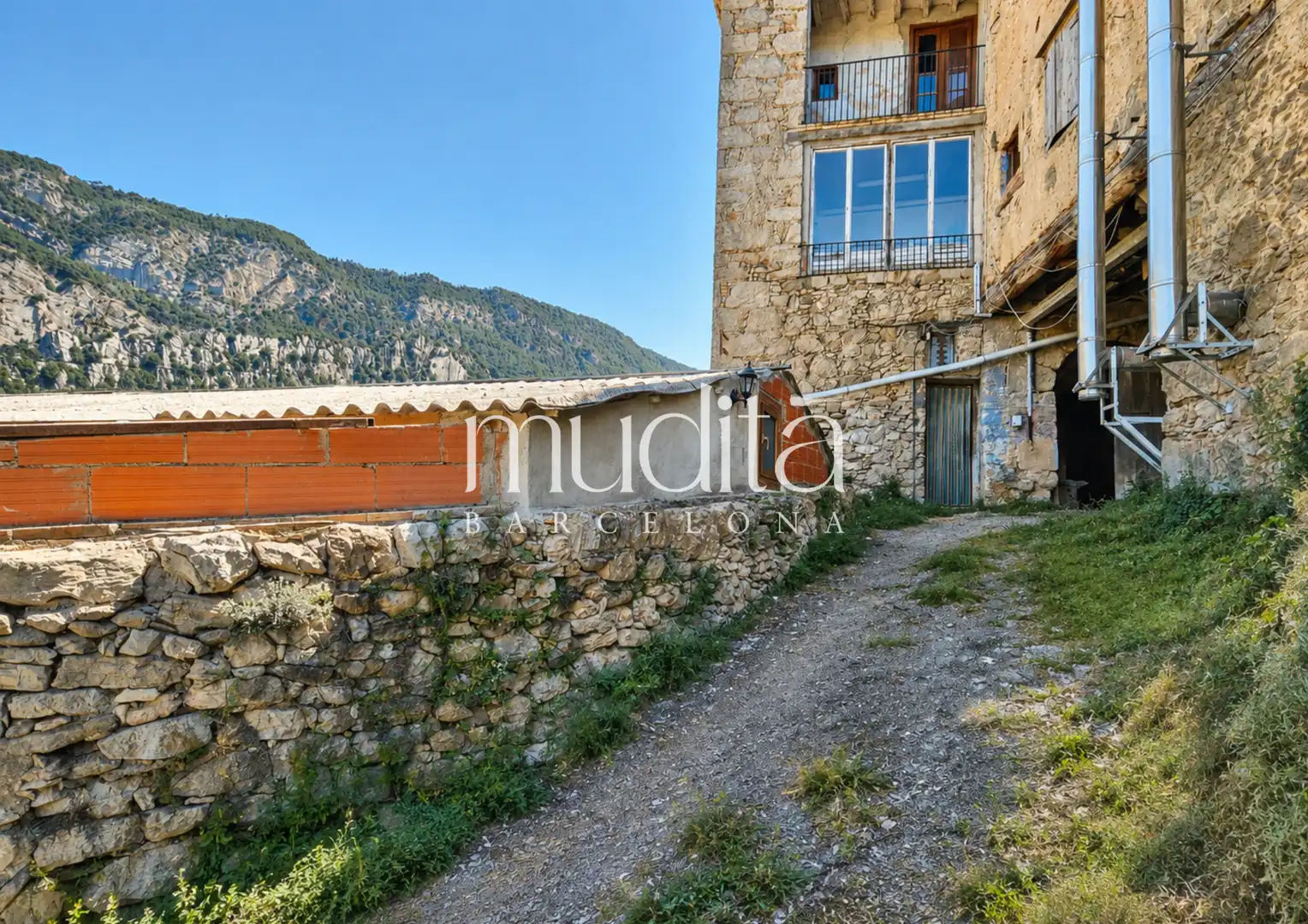 Vista exterior de Finca rústica en venda en Guardiola de Berguedà amb Calefacció i Terrassa