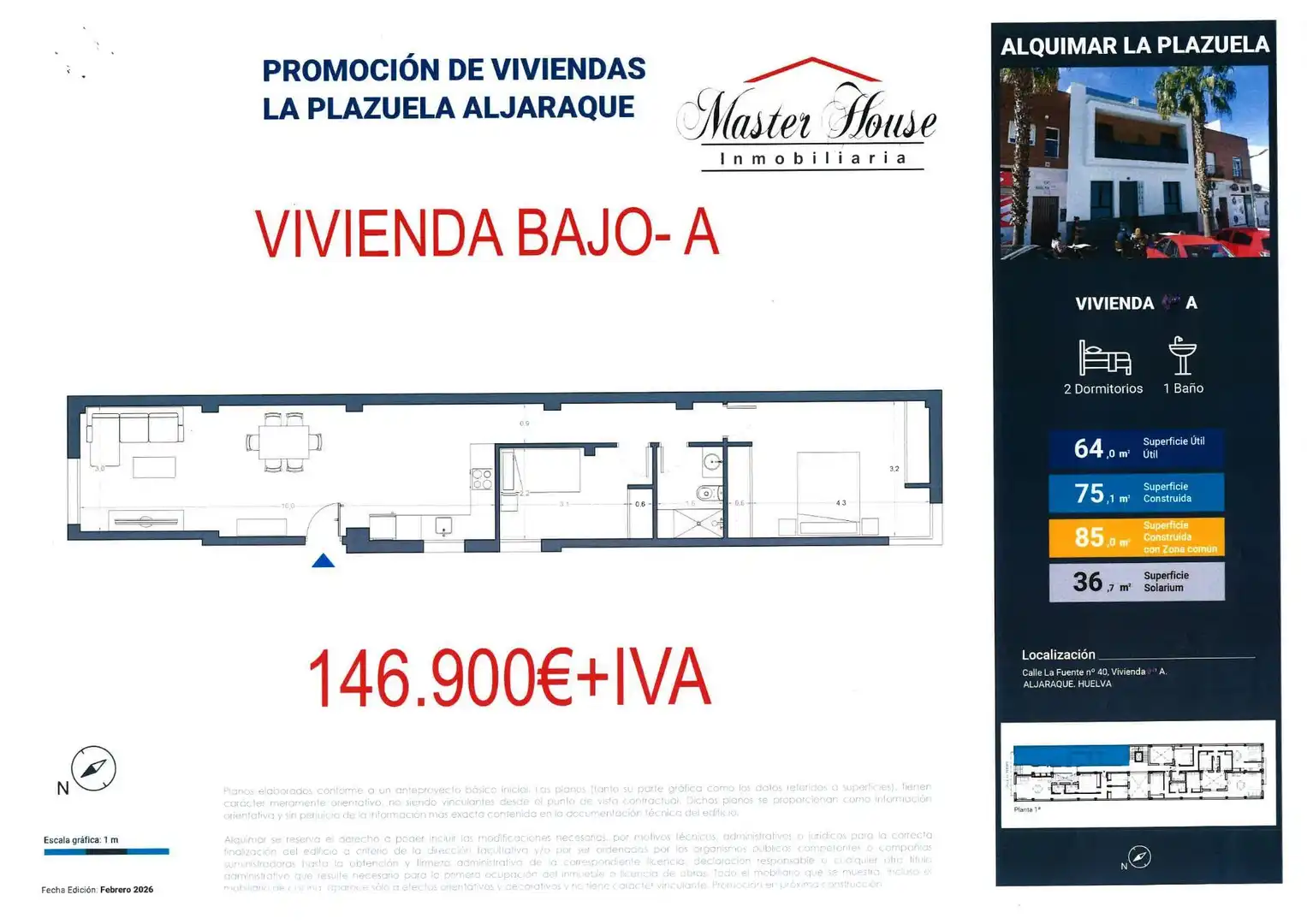 Piso en venta en Aljaraque