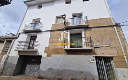 Exterior view of House or chalet for sale in Murillo de Río Leza  with Balcony