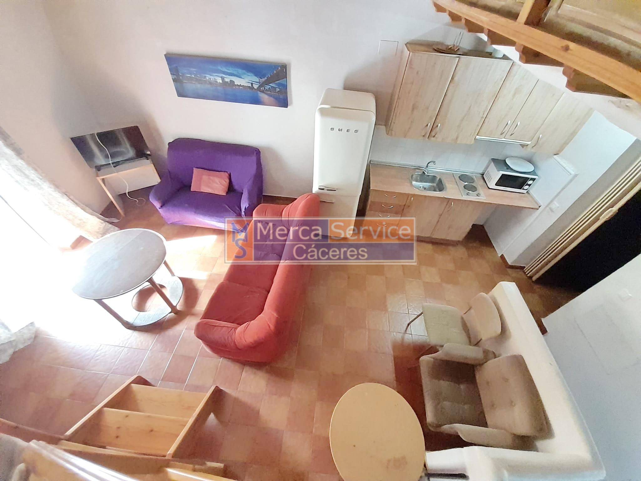 Living room of Apartment to rent in Cáceres Capital  with Air Conditioner and Furnished