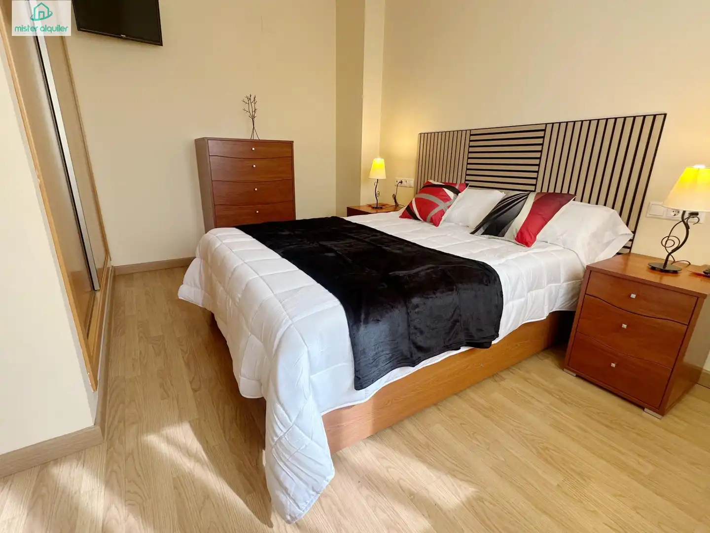 Bedroom of Apartments for rent in El Campello  with Air Conditioner, Heating and Private garden