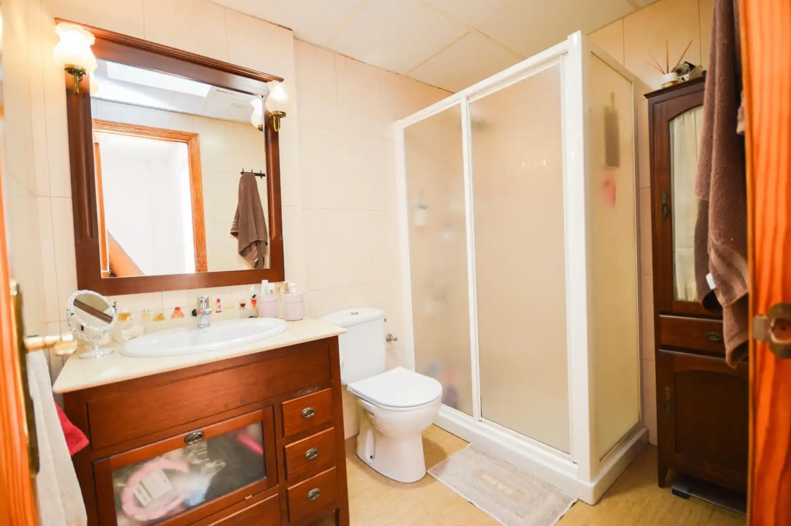 Badezimmer von Haus oder Chalet zum Verkauf in Huércal de Almería mit Klimaanlage, Heizung und Terrasse