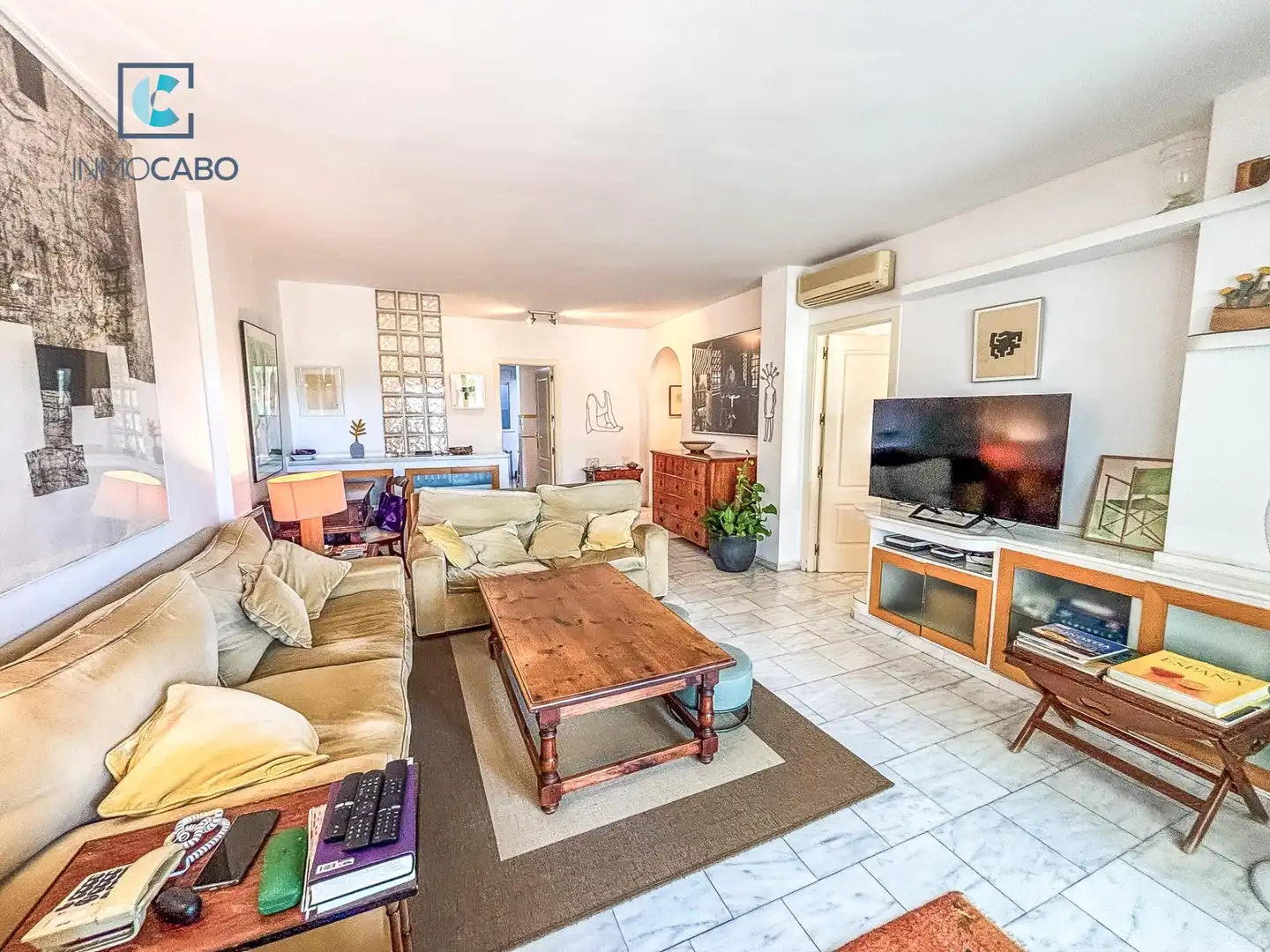 Wohnzimmer von Erdgeschoss zum Verkauf in Cartagena mit Heizung, Privatgarten und Terrasse