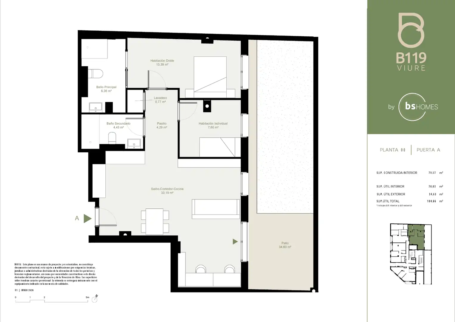 Appartement neuf avec ascenseur à vendre à Carrer del Berguedà 119, imagen 5