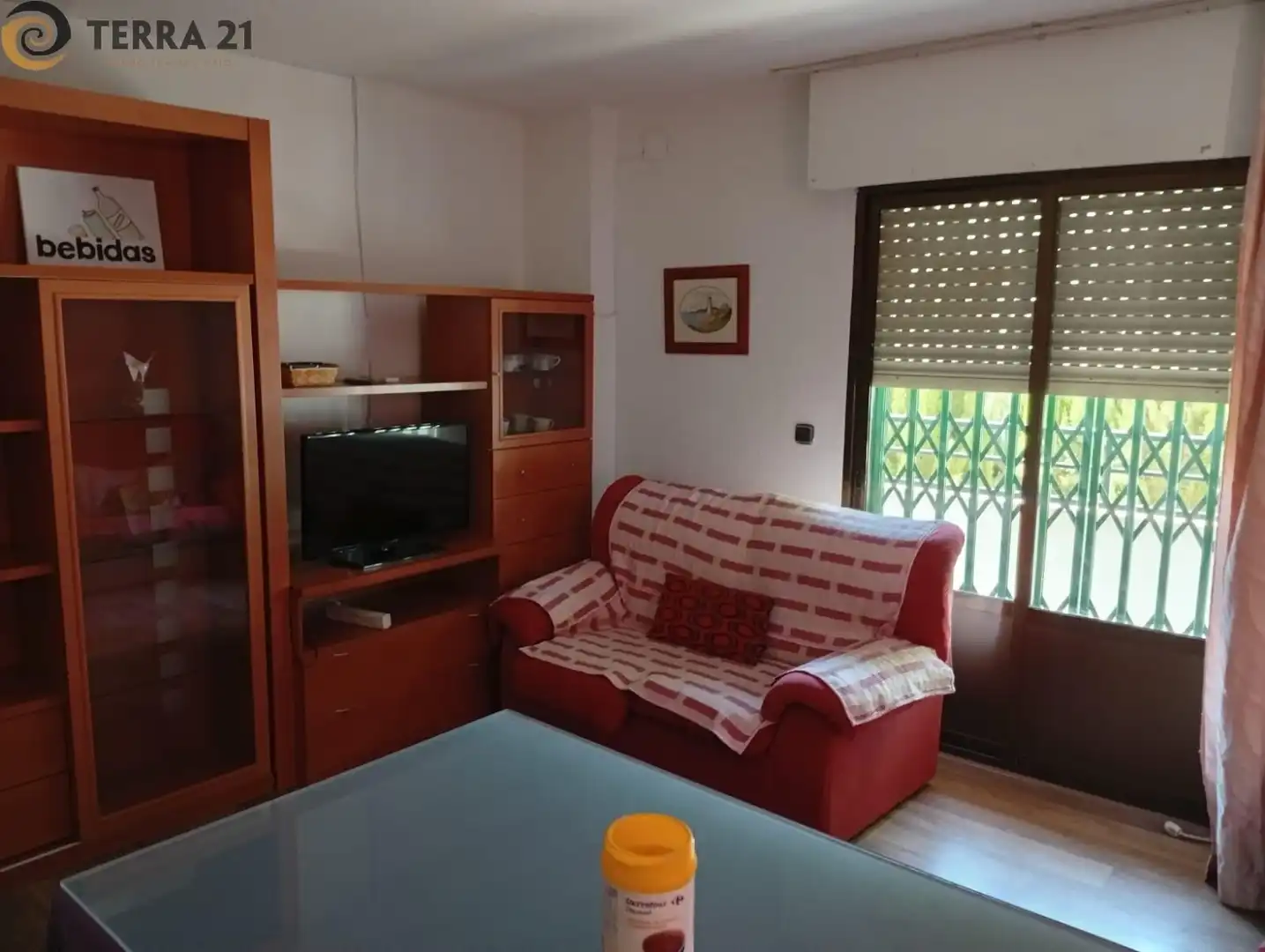 Living room of Flat for rent in Jaén  with Air Conditioner and Community pool