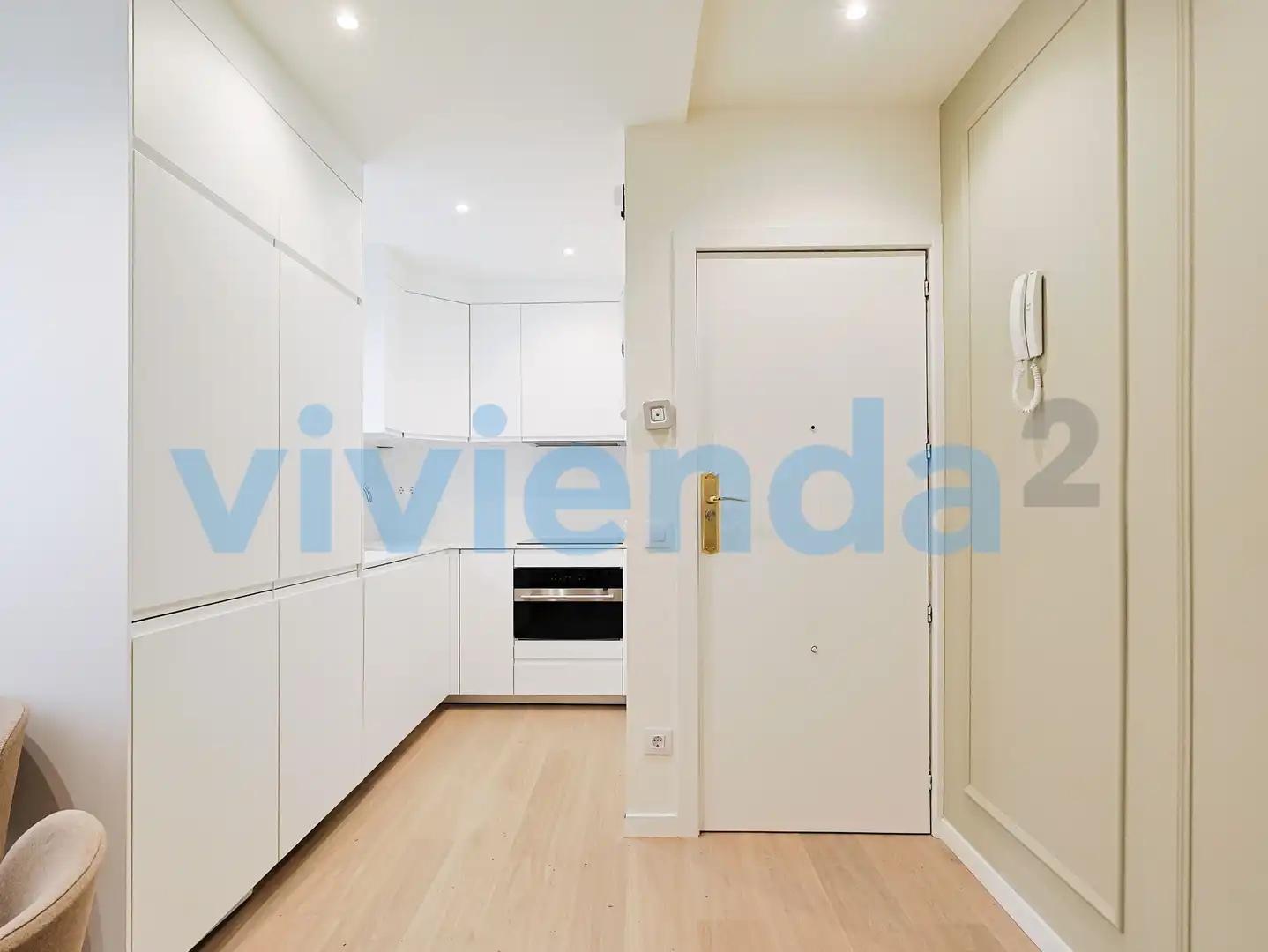 Küche von Wohnung zur Miete in Madrid mit Klimaanlage und Balkon