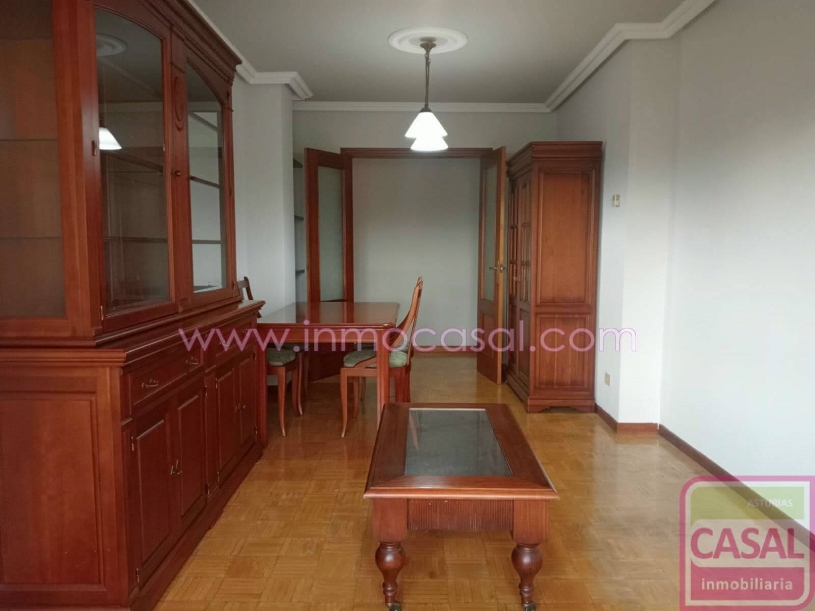 Dining room of Flat to rent in Gijón   with Heating, Terrace and Furnished