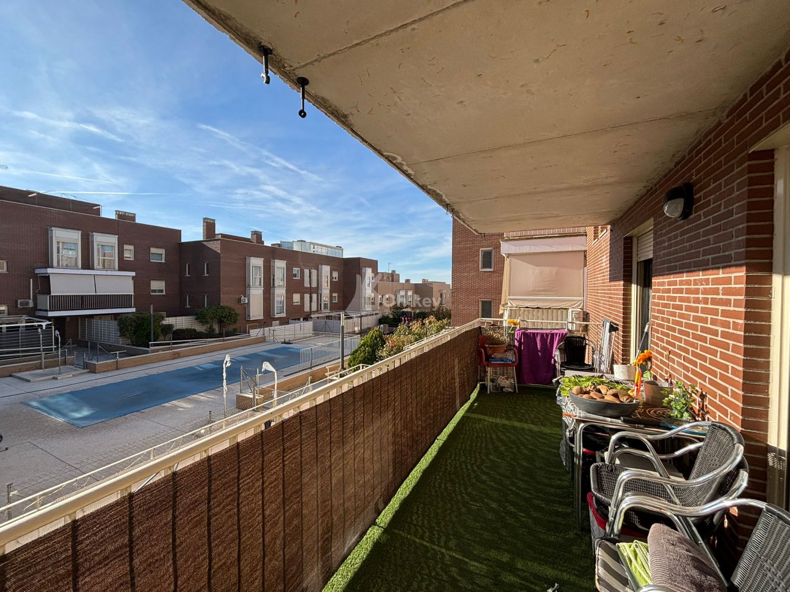 Terrace of Flat for sale in Daganzo de Arriba  with Air Conditioner, Heating and Private garden
