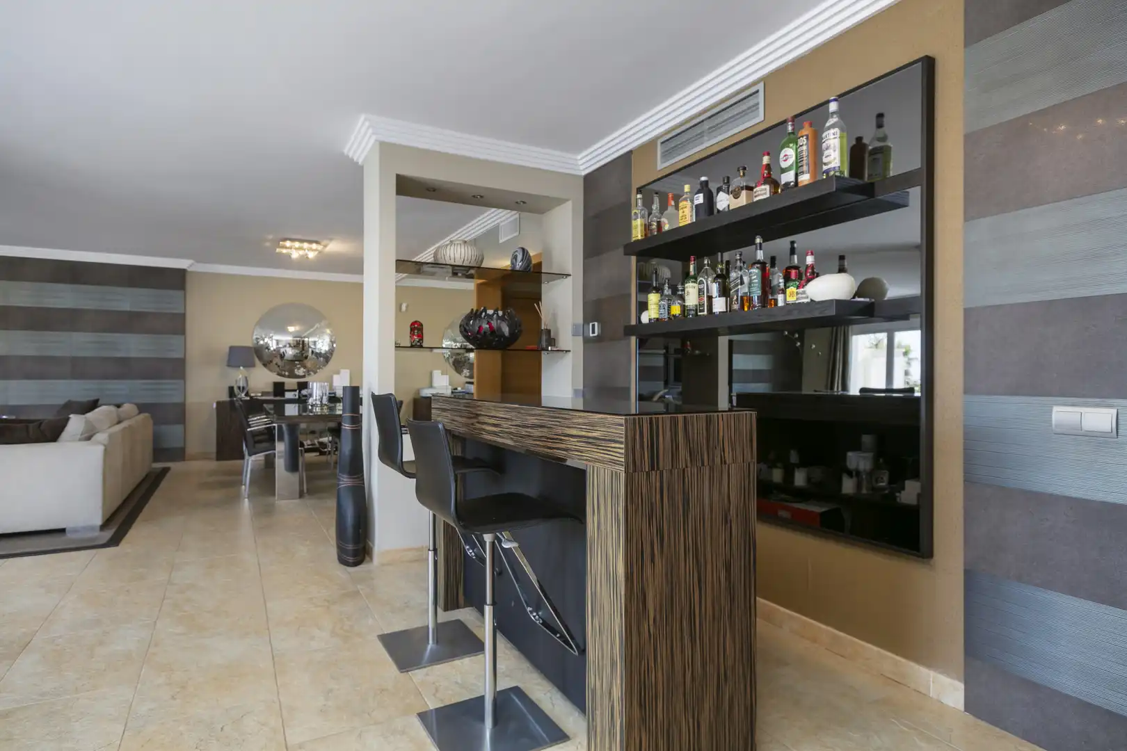 Cocina de Apartamento en venta en Marbella con Aire acondicionado, Terraza y Piscina