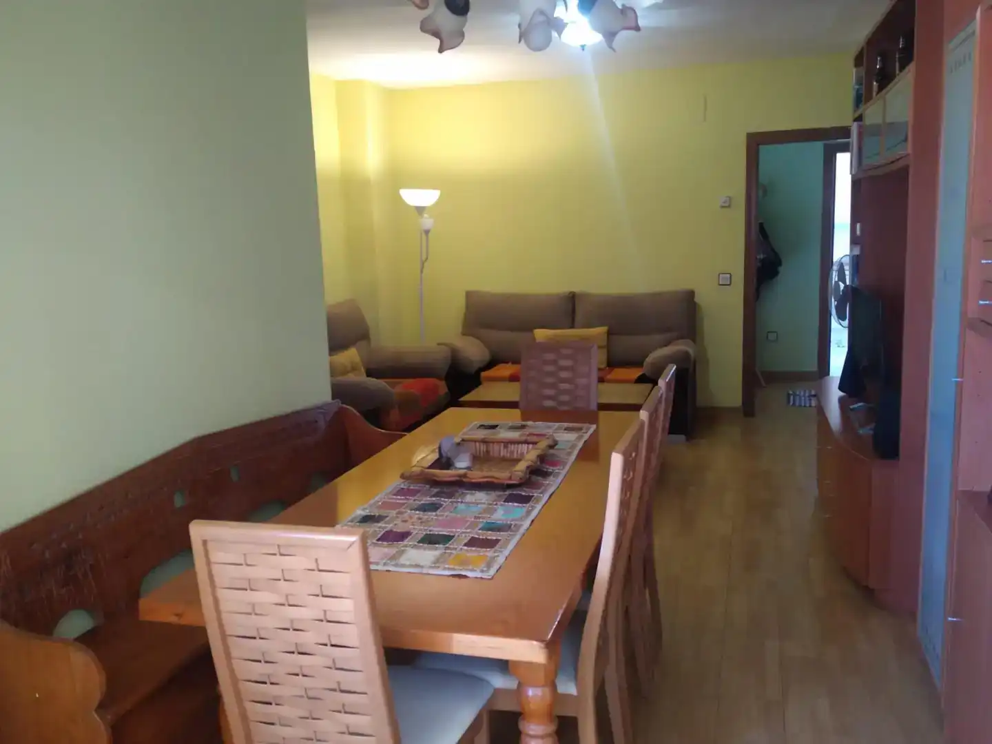 Dining room of Flat for sale in Plasencia  with Air Conditioner and Balcony