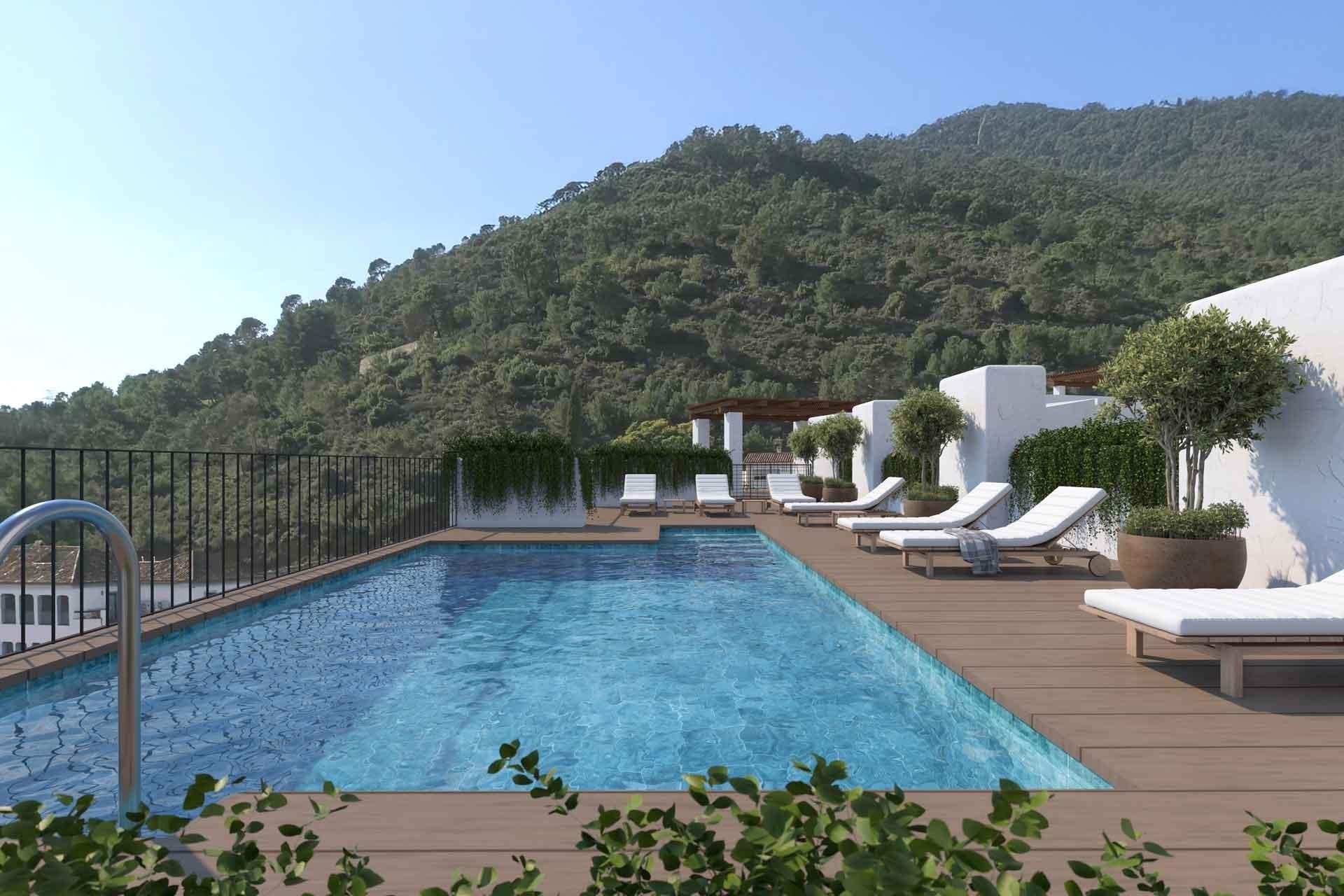Swimming pool of Apartment for sale in Benahavís  with Terrace