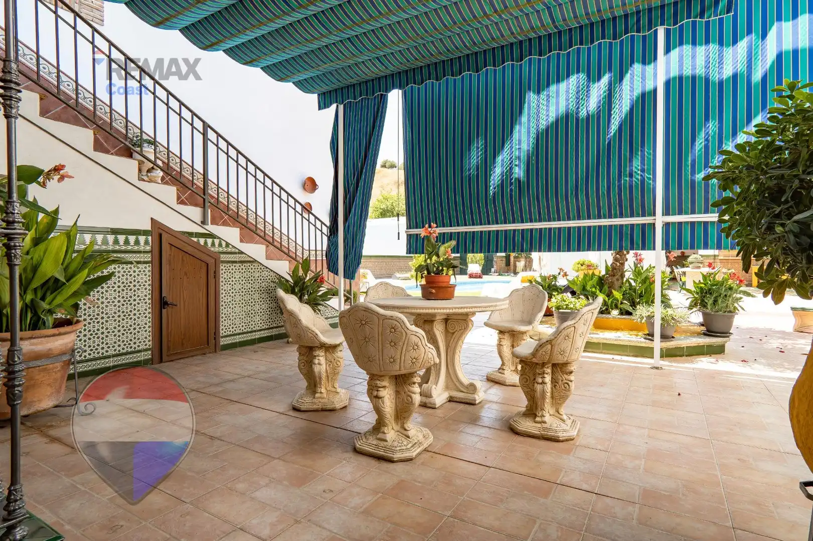 Terrace of Houses for sale in Cuevas Bajas  with Heating, Private garden and Swimming Pool