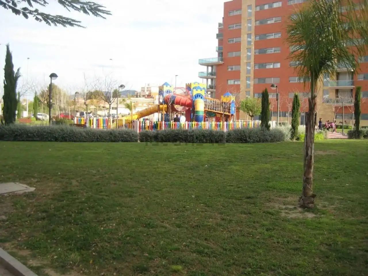 Jardín de Piso en venta en  Murcia Capital con Aire acondicionado, Trastero y Amueblado