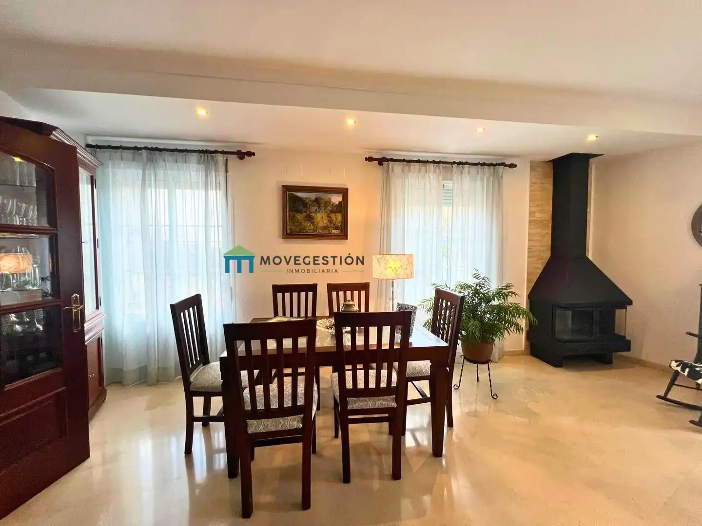 Dining room of Houses for sale in Ubrique  with Air Conditioner and Terrace