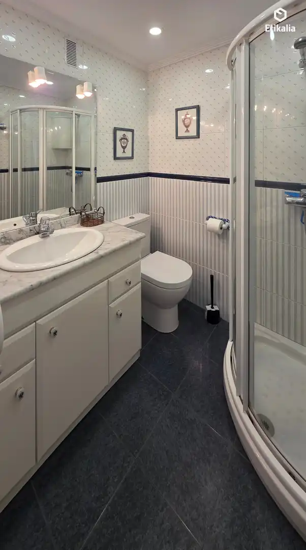 Baño de Piso de alquiler en Portugalete con Calefacción y Terraza