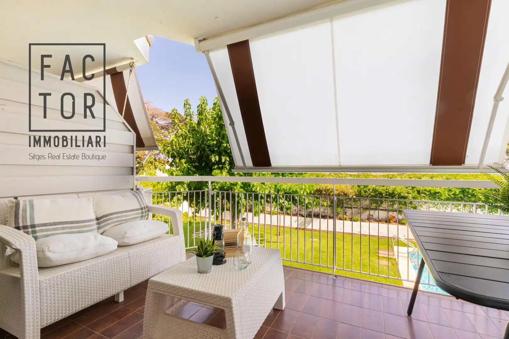 Terrace of Flat for sale in Sitges  with Heating, Private garden and Terrace