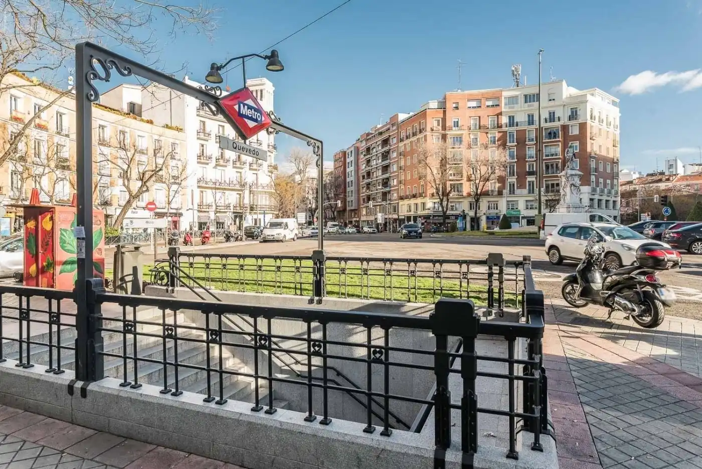 Außenansicht von Wohnungen zur Miete in Madrid mit Klimaanlage, Heizung und Möbliert
