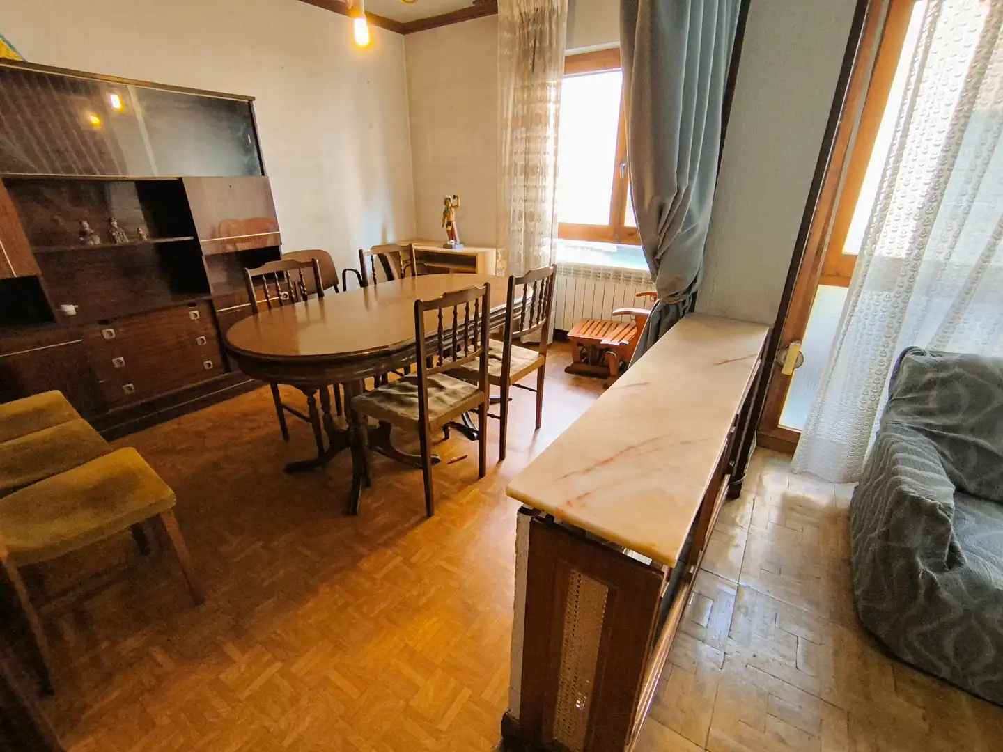 Comedor de Piso en venta en Palencia con Calefacción, Parquet y Terraza