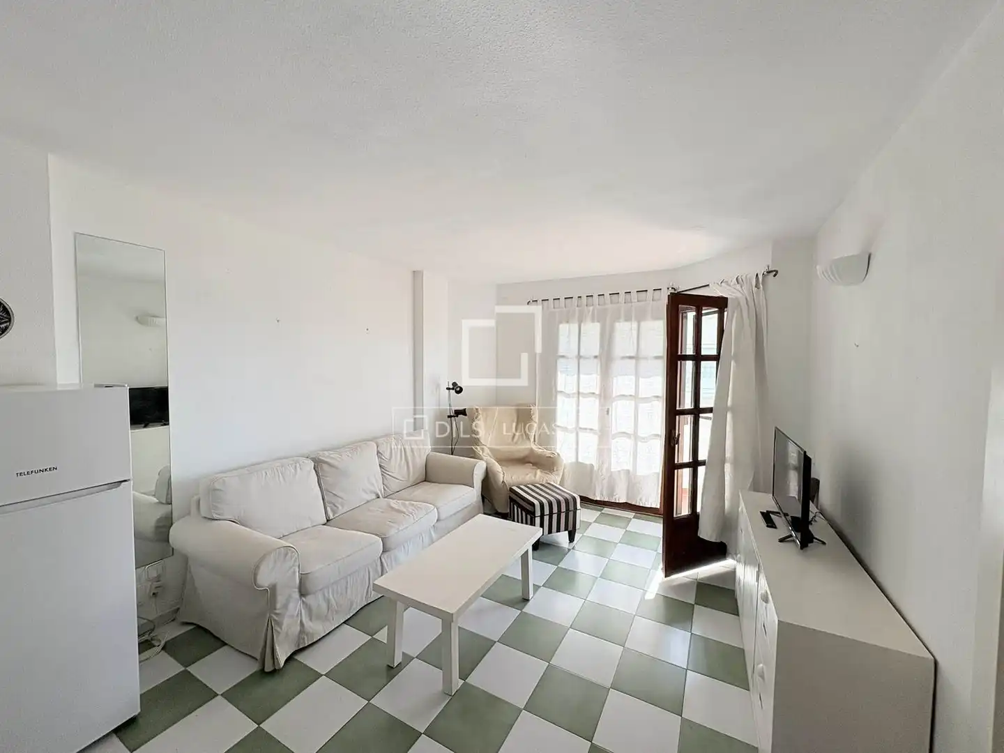 Sala de estar de Piso de alquiler en Eivissa con Amueblado y Balcón