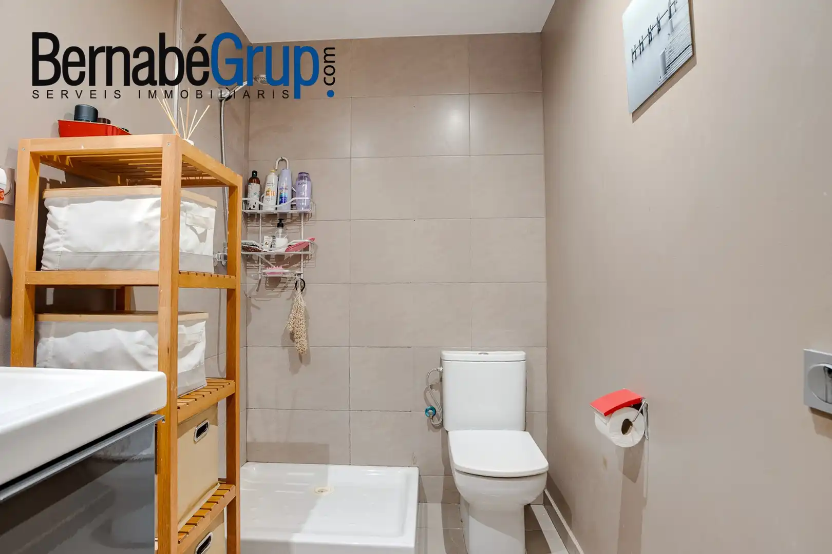 Badezimmer von Wohnung zum Verkauf in Les Franqueses del Vallès mit Klimaanlage, Heizung und Privatgarten
