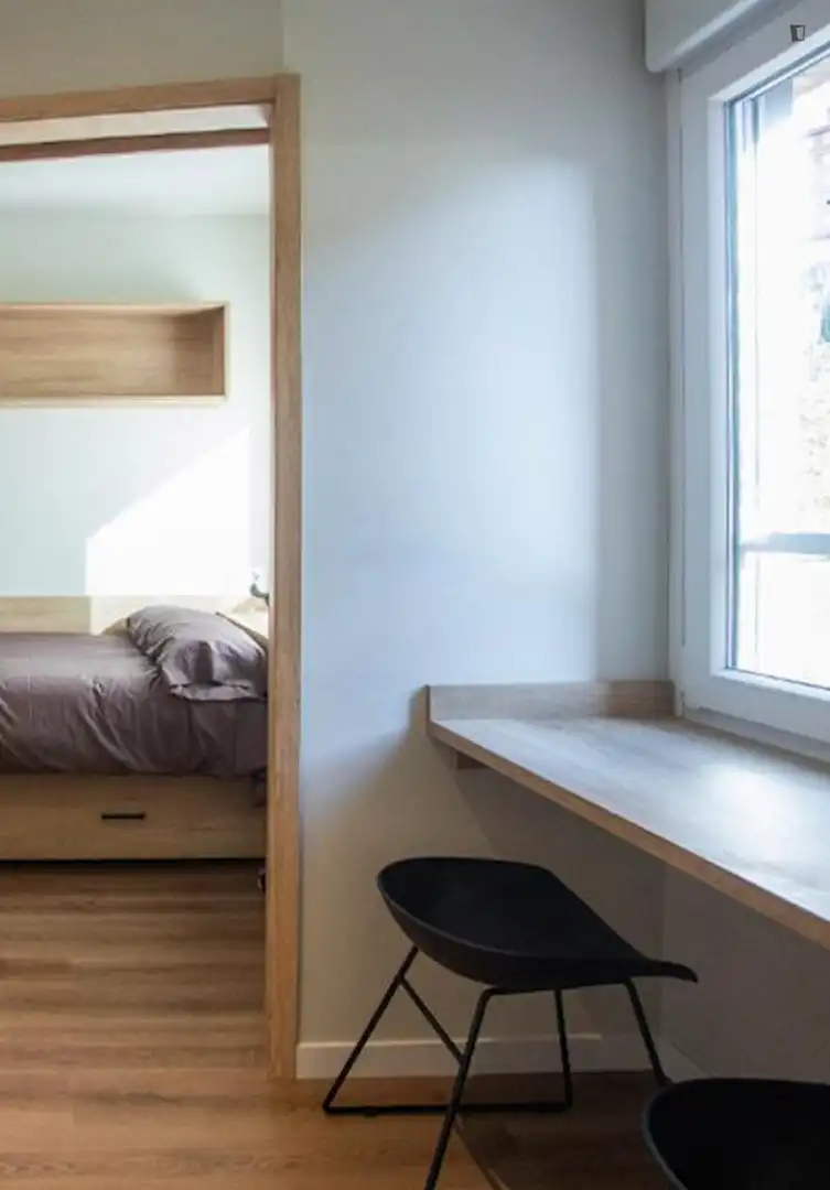 Bedroom of Flat for share in Bilbao   with Air Conditioner, Furnished and Internet