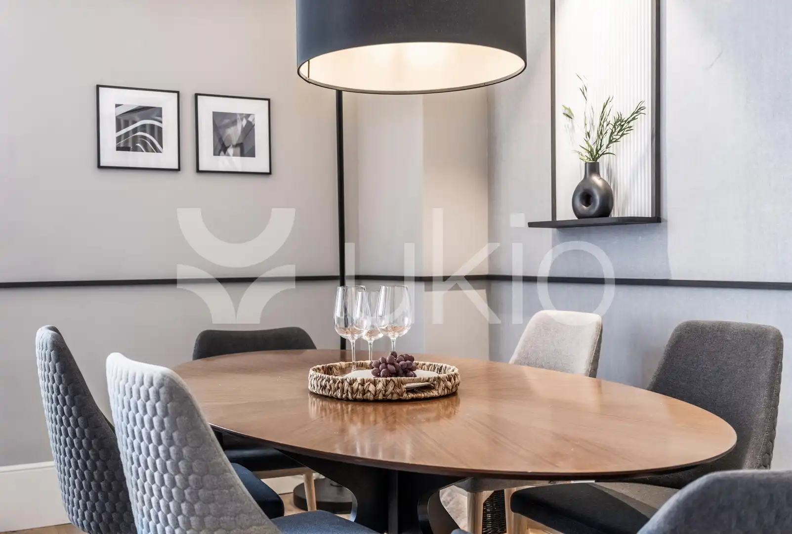Dining room of Duplexes for rent in Madrid  with Air Conditioner, Heating and Furnished