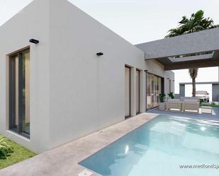 Swimming pool of House or chalet for sale in  Murcia Capital  with Air Conditioner, Heating and Private garden