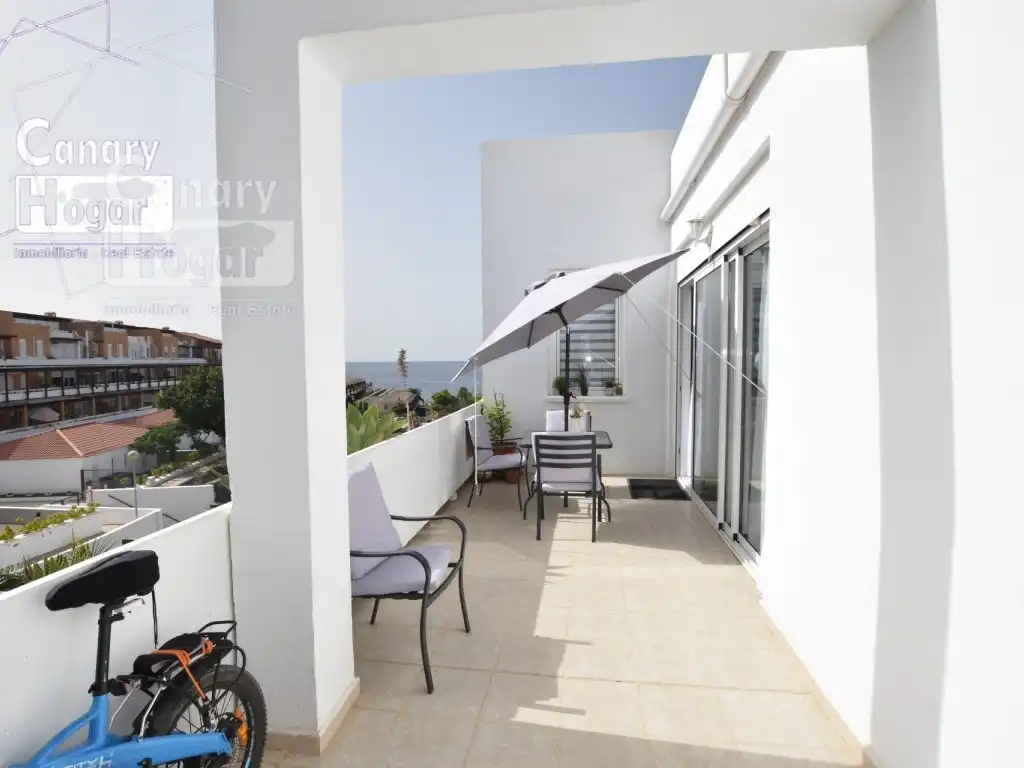 Terrasse von Dachboden zum Verkauf in San Miguel de Abona mit Heizung, Privatgarten und Balkon