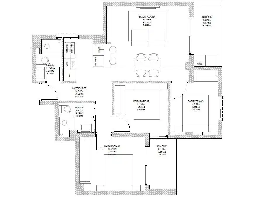 Appartamento con terrazza in vendita a Calle CABALLERO DEL BOSQUE, imagen 18