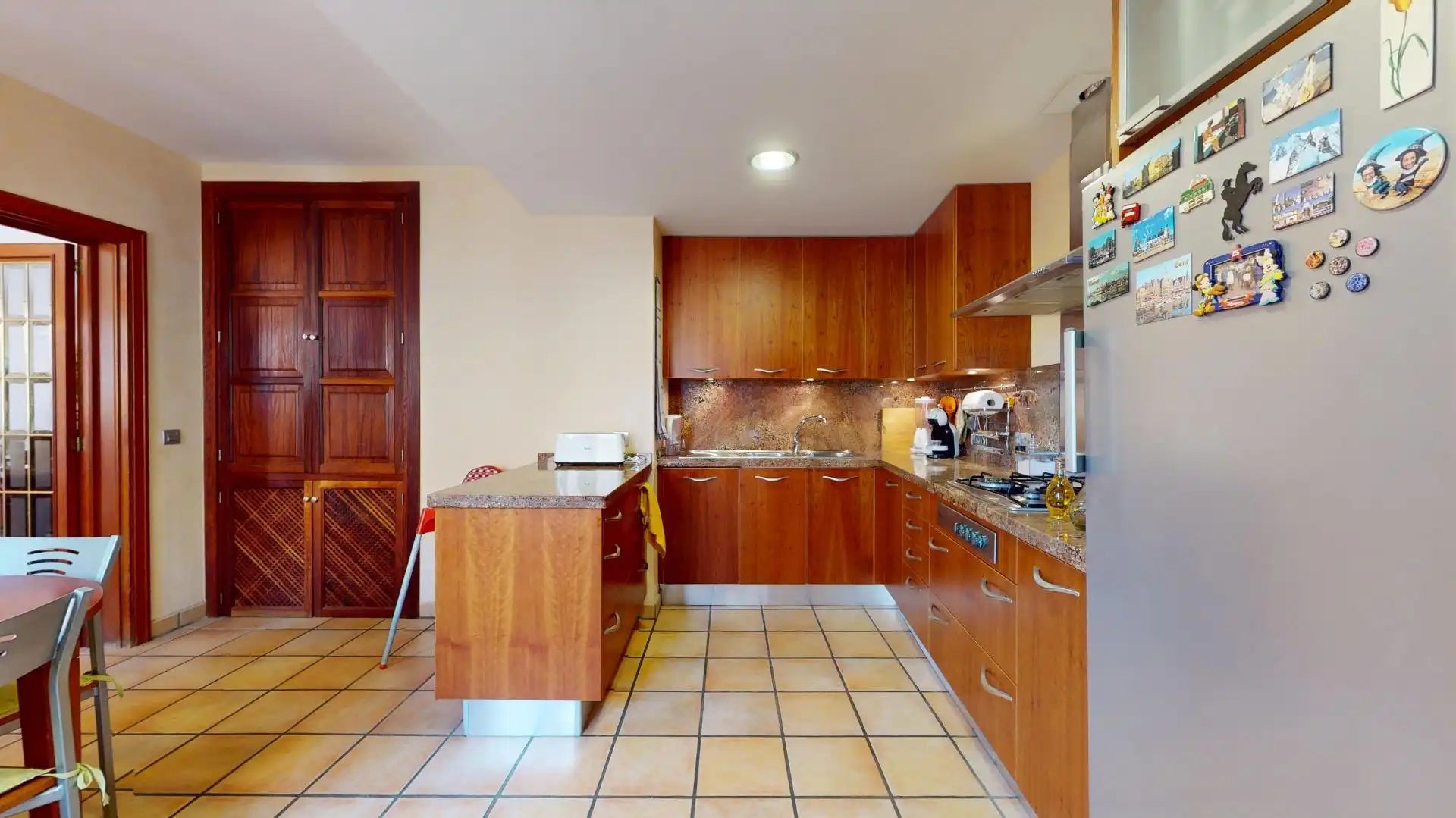 Cuina de Casa o xalet en venda en  Palma de Mallorca amb Aire condicionat, Jardí privat i Terrassa